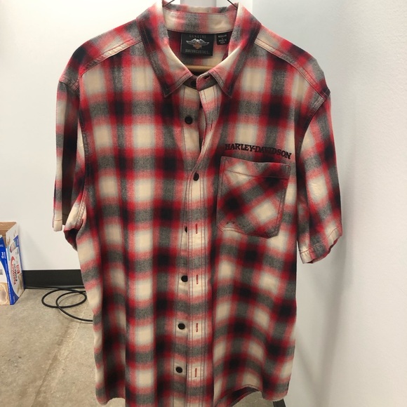 Harley Davidson Men’s Willie G Short Sleeve Shirt, Size L, Excellent condition - Picture 9 of 9